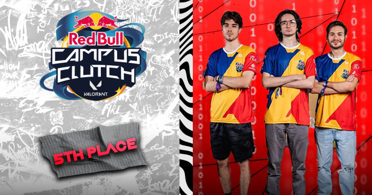RedPack Esports ocupă locul 5 în grupa B în Redbull Campus Clutch 2022